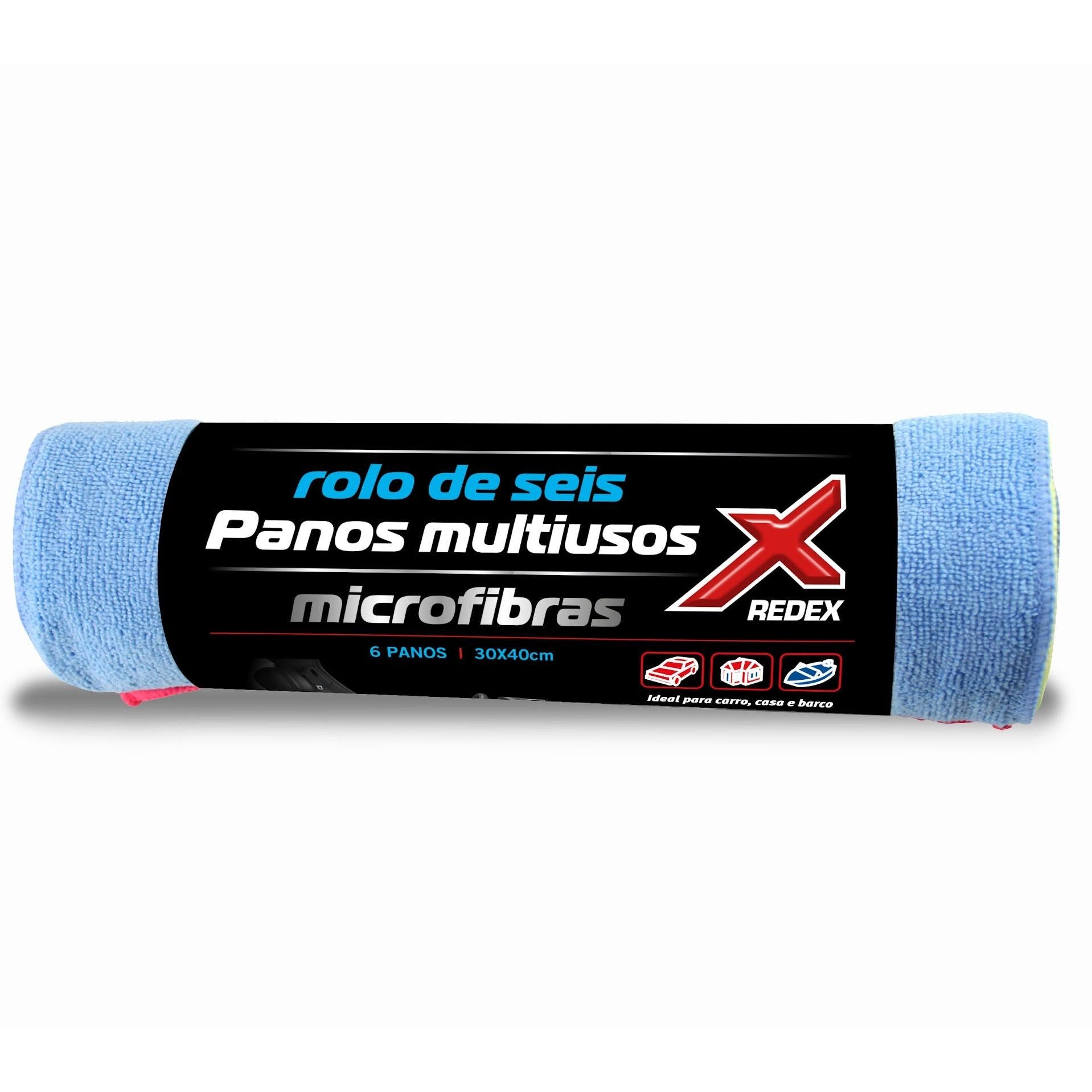 Redex Rollo de 6 Paños Multiusos - limpieza interior del coche